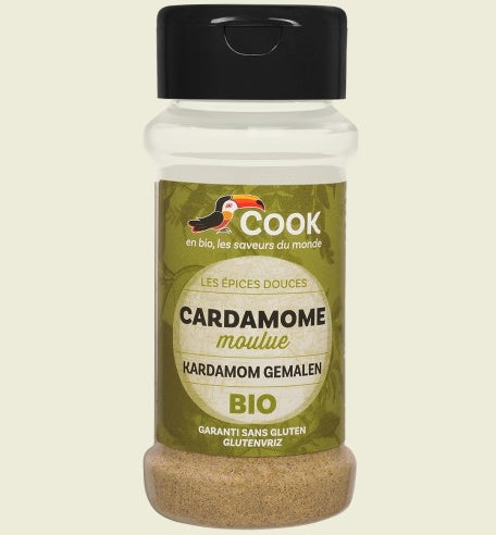 Cardamom macinat, bio, 35g, cook