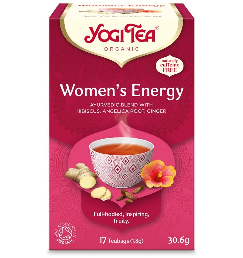 Ceai bio energie pentru femei, 17 pliculete x 1.8 g, (30.6 g), yogi tea