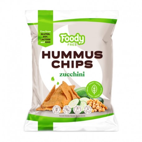 Chips hummus cu dovlecel 50g, foody free