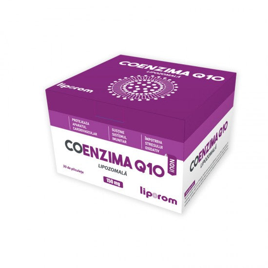 Coenzima q 10 lipozomala 150mg, 30 plicuri, liporom