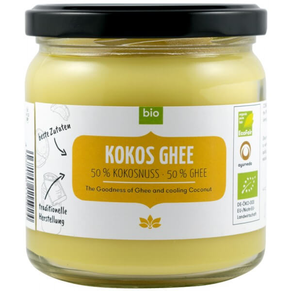 Unt bio ghee cu ulei de cocos, 300g, cosmoveda