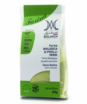 Faina de mazare verde, fara gluten, eco, 250g, marchesato