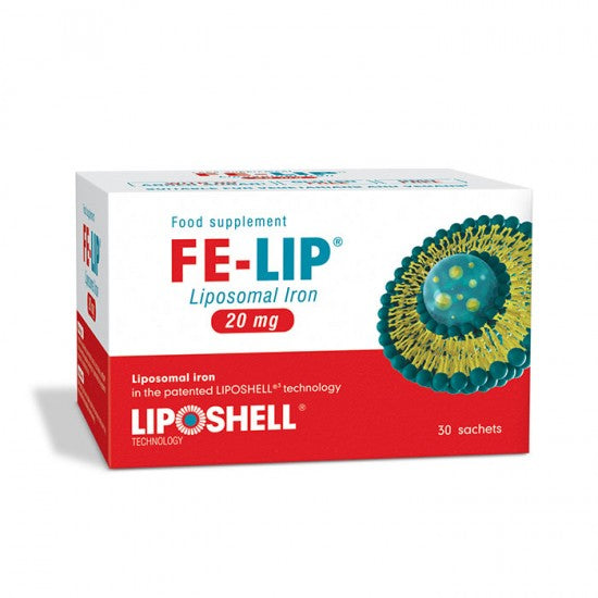 Fier lipozomal, fe-lip, 20mg, 30 plicuri, liposhell