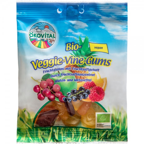 Jeleuri vegane cu fructe fara gluten si lactoza, 100g, okovital