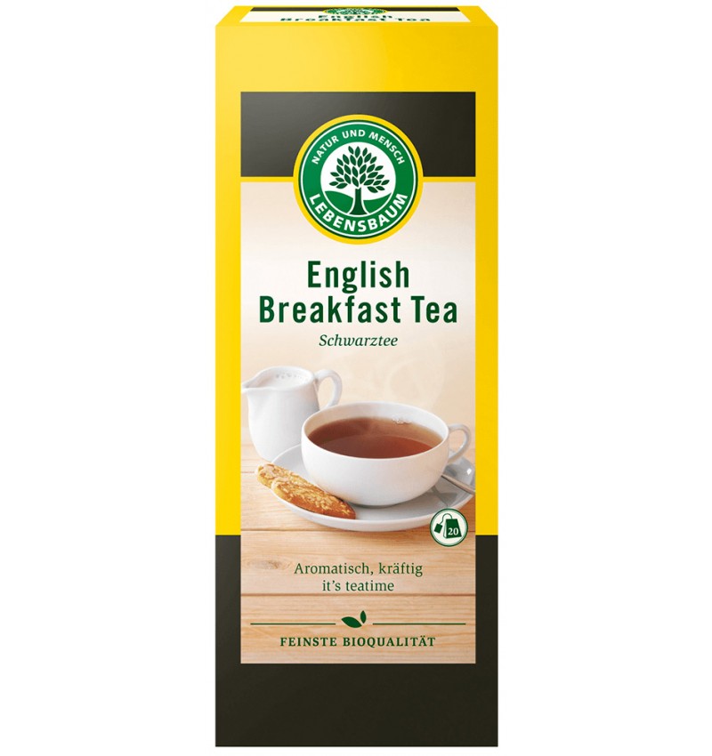 Ceai negru bio english breakfast, 40g lebensbaum