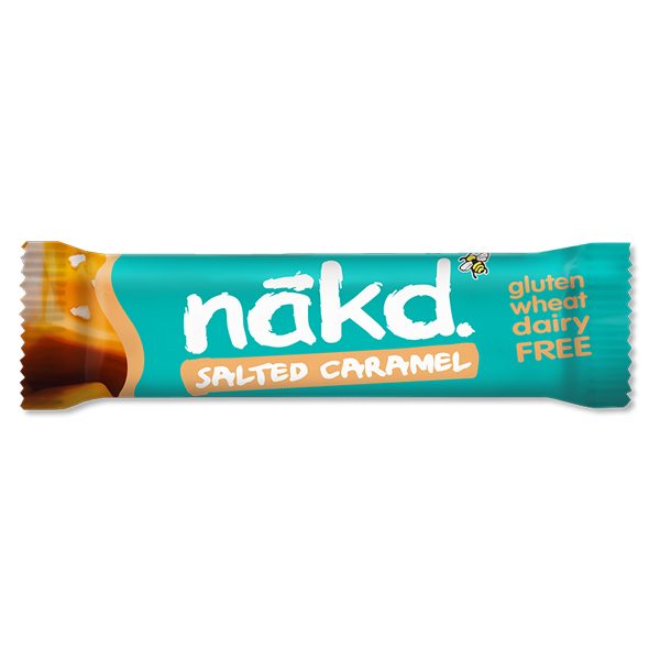 Baton raw-vegan cu caramel sarat (fara gluten), 35g, nakd