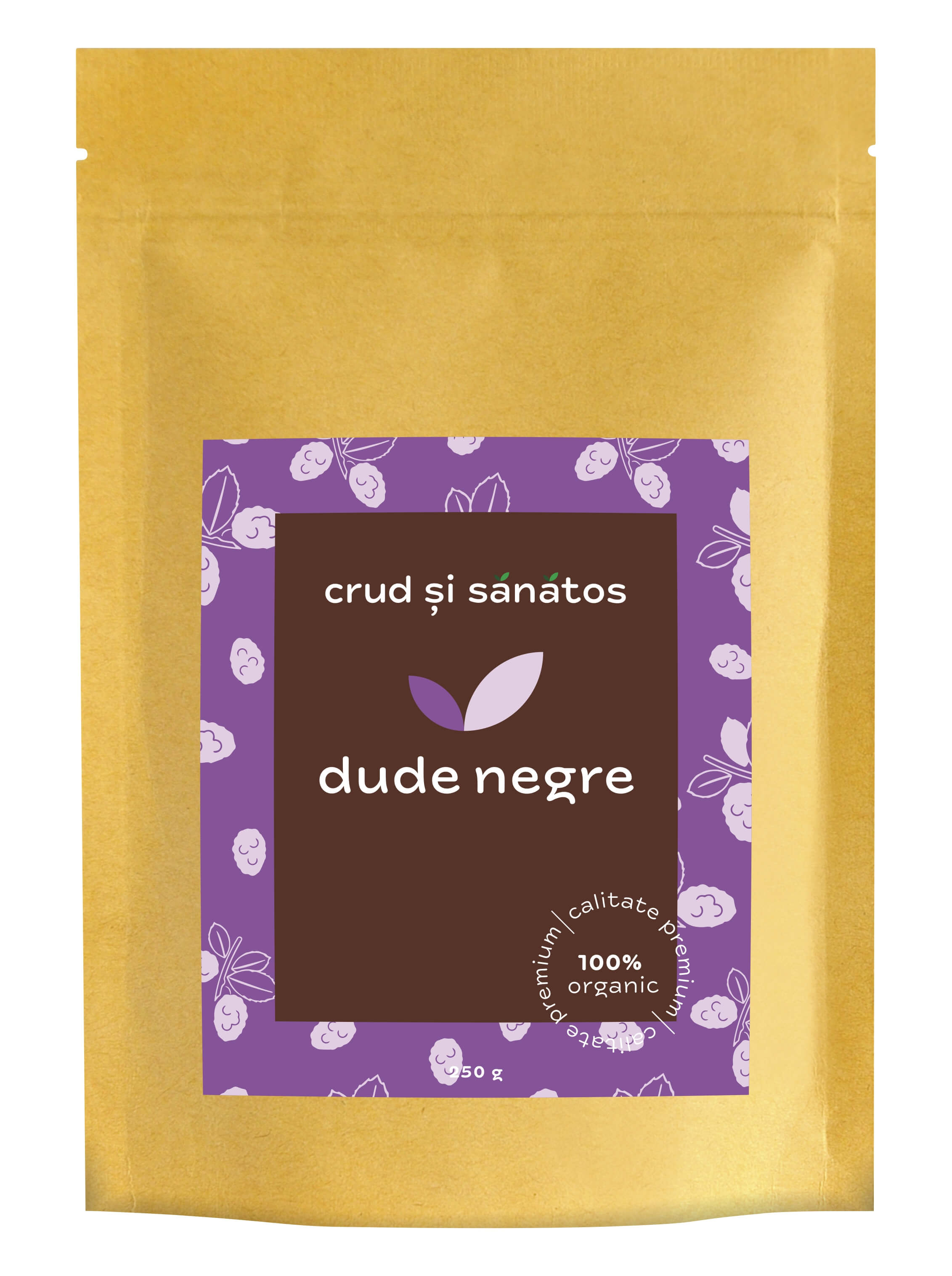 Dude negre deshidratate, bio, 250g, crud si sanatos