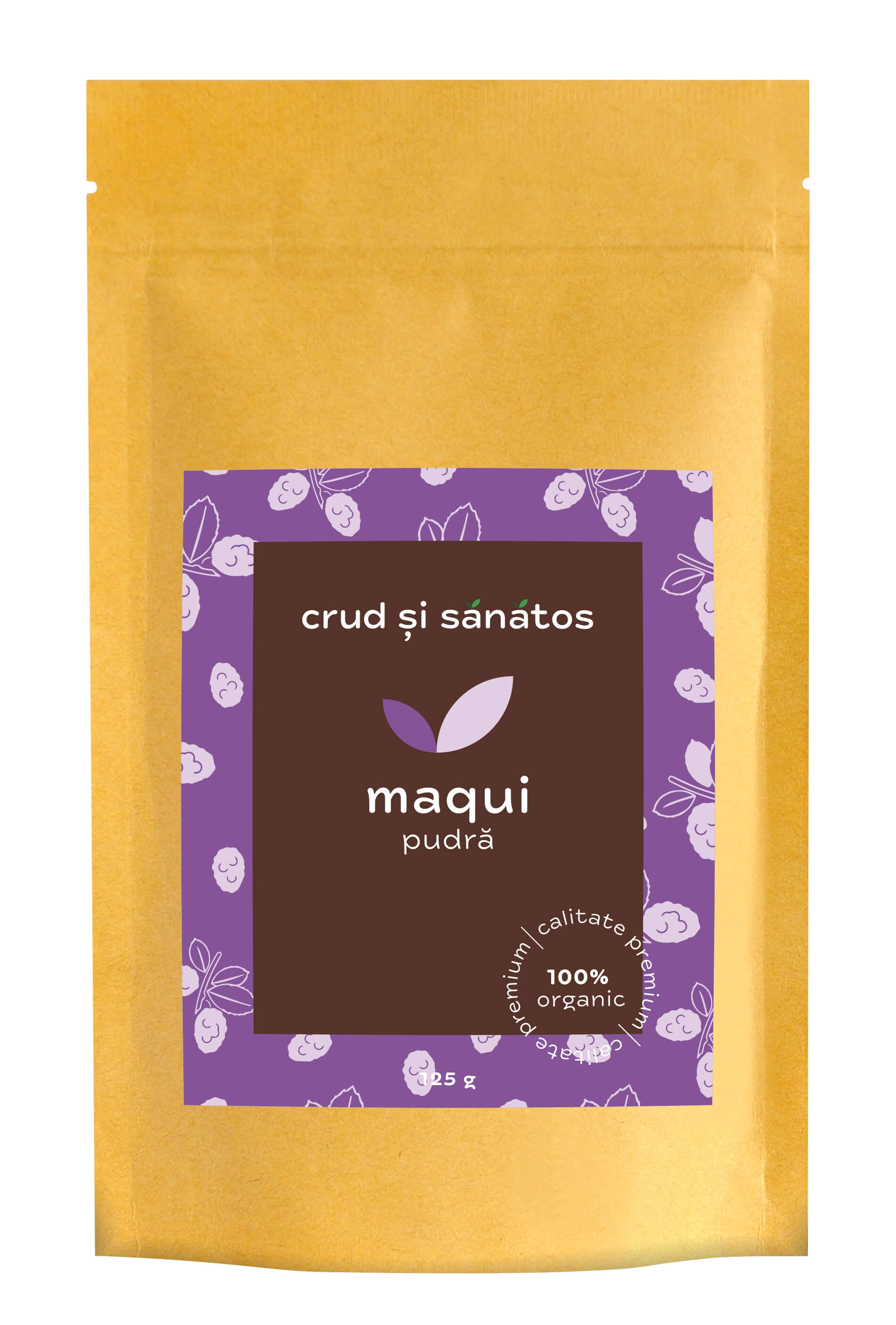 Maqui pudra, bio, 125g, crud si sanatos