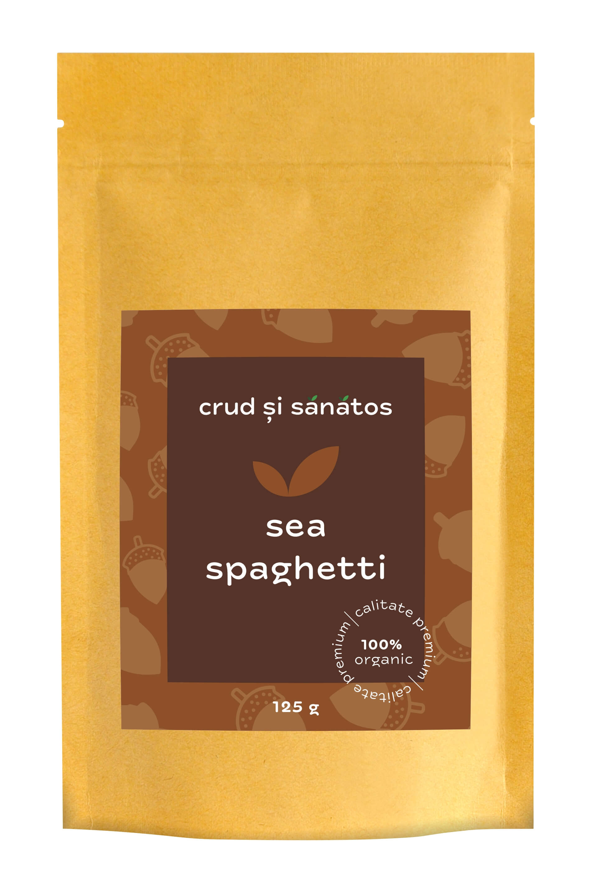 Irish sea spaghetti alge deshidratate, bio, 125g, crud si sanatos