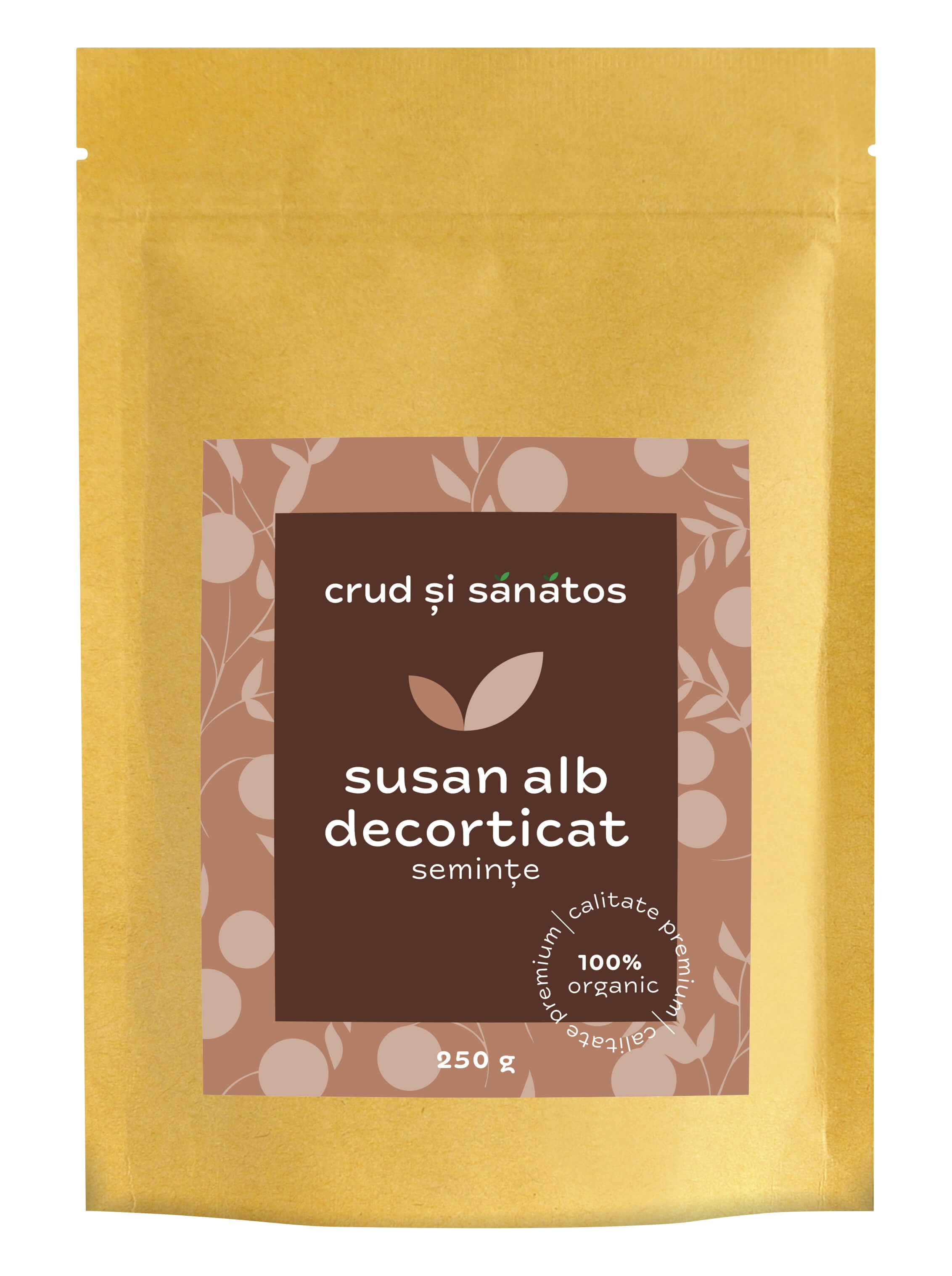 Seminte de susan alb, bio, 250g, crud si sanatos