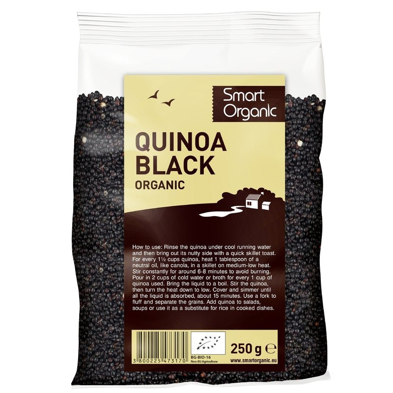 Quinoa neagra, eco, 250g, smart organic