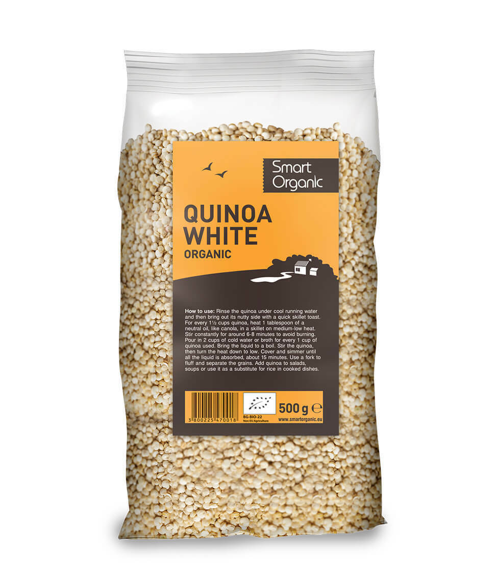 Quinoa alba, eco, 500g, smart organic