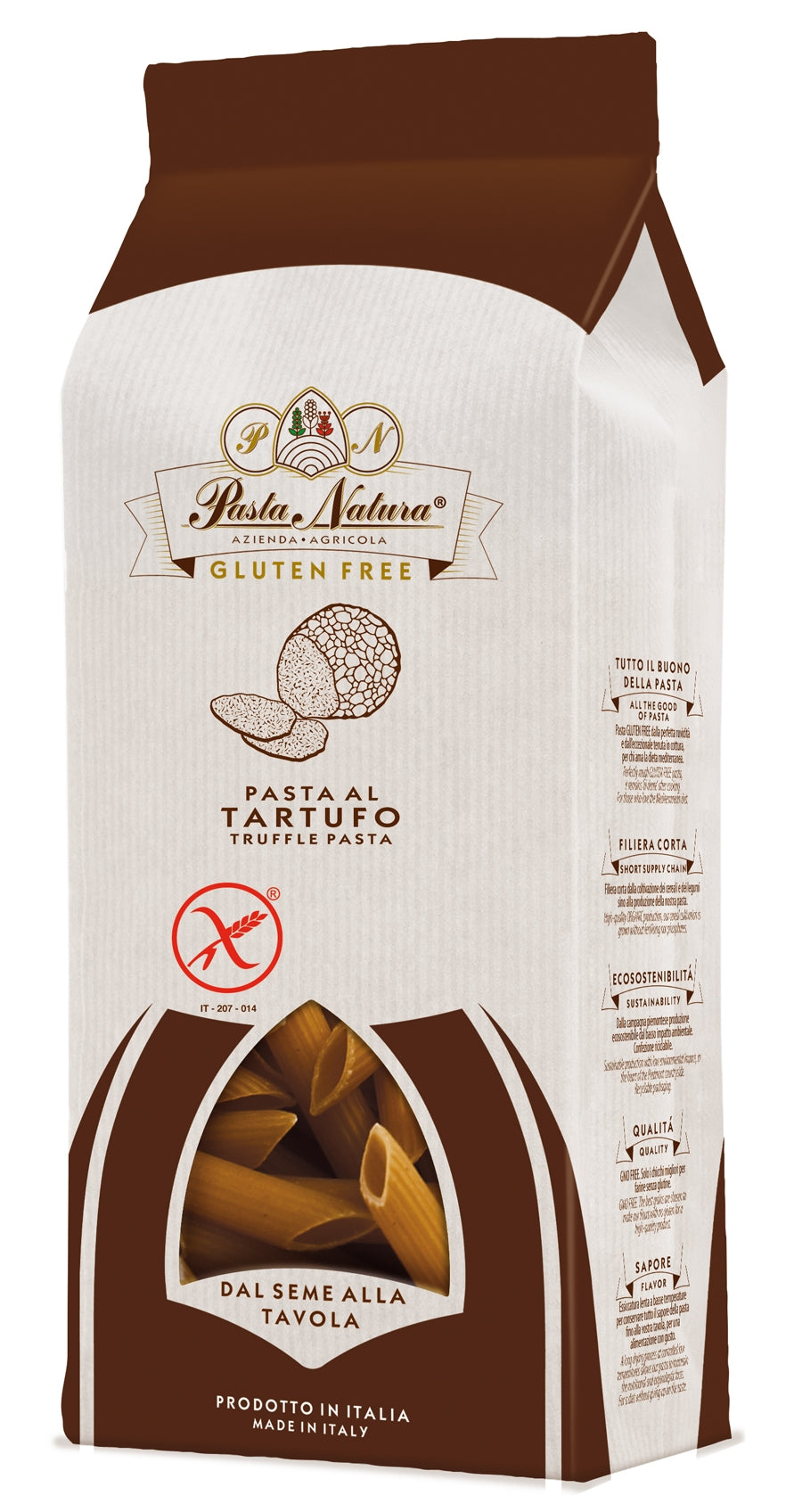 Paste casarecce cu trufe, fara gluten, 250g, pasta natura