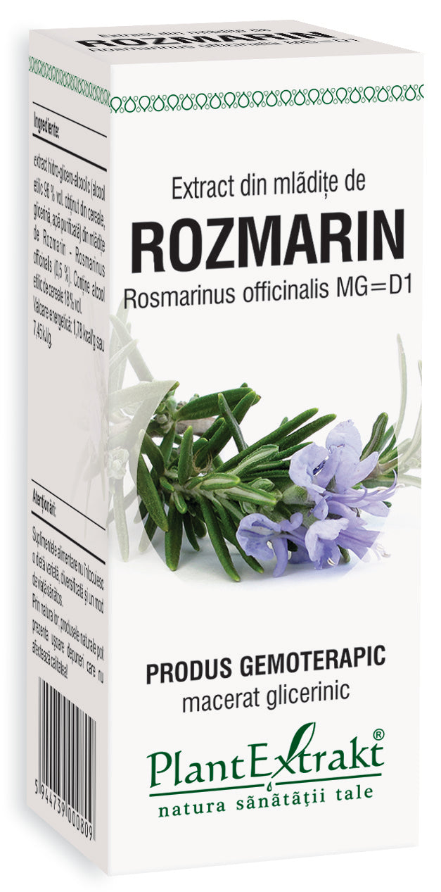 Extract din mlădițe de rozmarin, 50 ml, plantextrakt