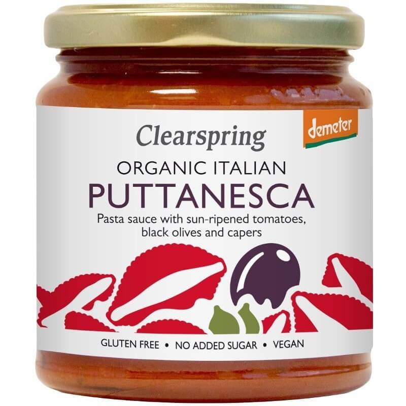 Sos paste puttanesca - eco demeter 300g clearspring