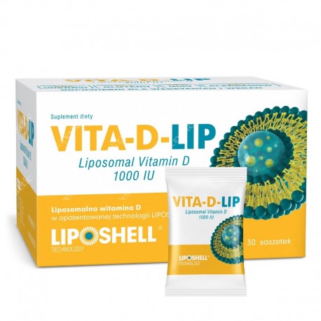 Vitamina d lipozomala vita-d-lip 1000ui, 30dz, liposhell