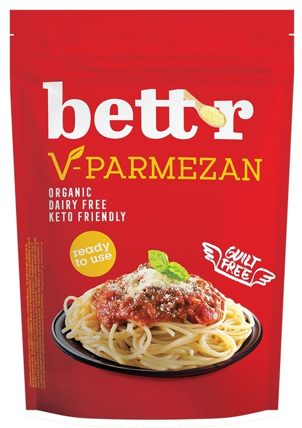 V-parmezan inlocuitor de parmezan, bio, vegan 150g, bettr