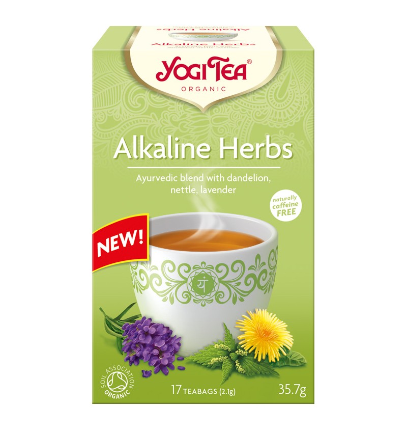 Ceai bio din plante alcaline 35,7g yogi tea