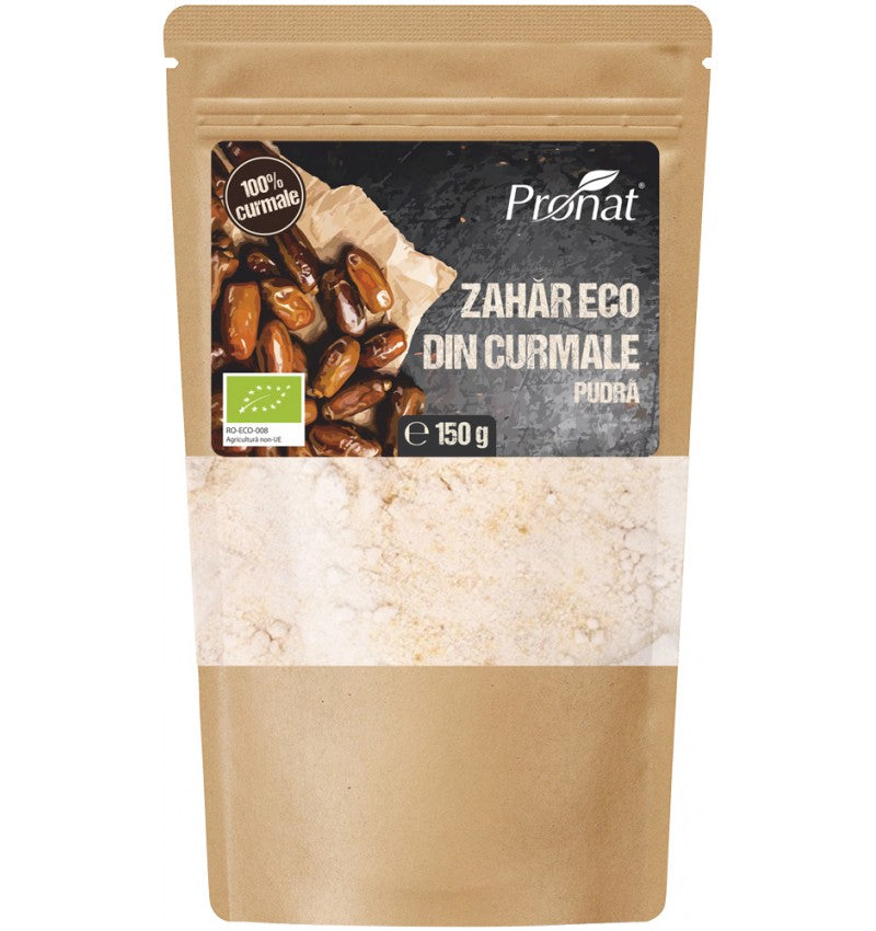 Zahar bio din curmale, 150 g, pronat