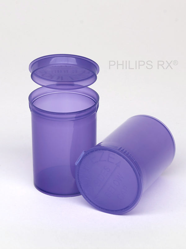 Purple CR Pop Top Bottle 30 Dram 150 Count 