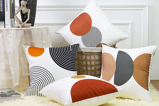 Geometric Print Cushion Covers