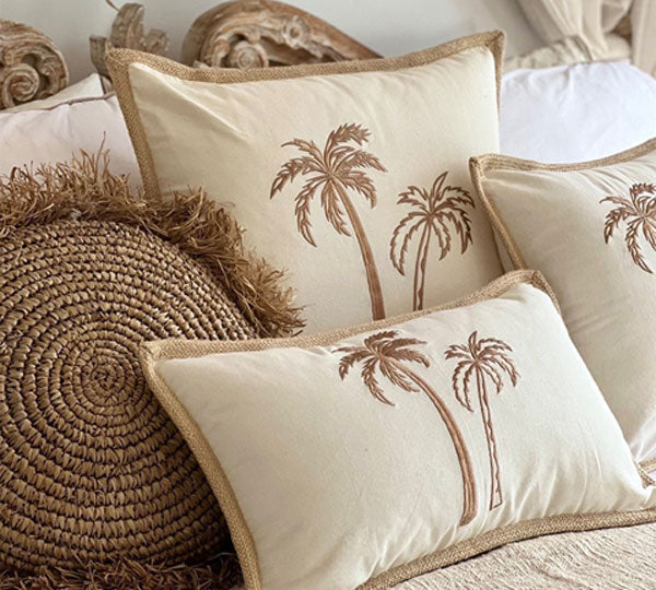 Seaside Cushion Covers made from natural materials