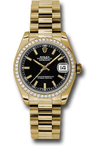 Gold rolex store diamond face