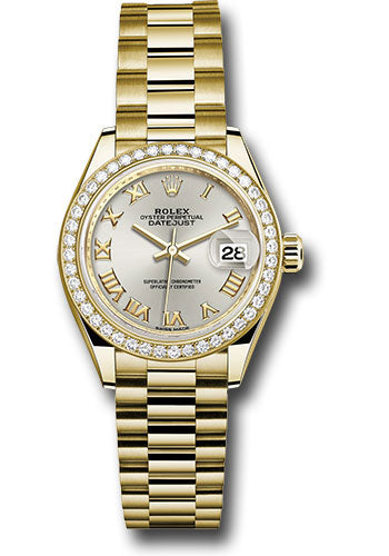 Rolex gold and on sale silver diamond watch