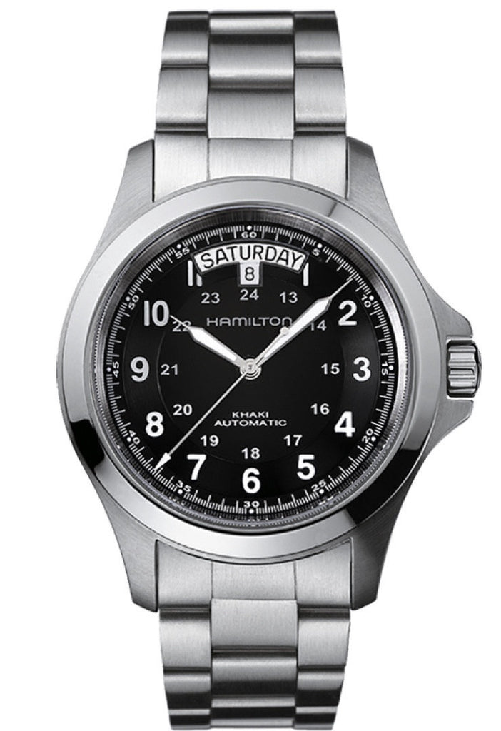 hamilton khaki day date black