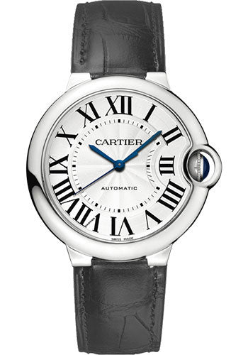 Cartier Tank Louis Cartier Watch - 33.7 mm x 25.5 mm Rose Gold Case - Silvery Blue Dial - Navy Blue Alligator Strap - WGTA0058