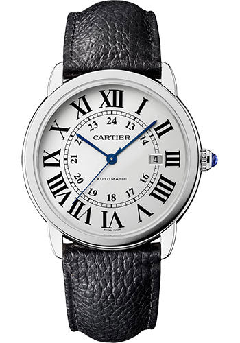 CRWSTA0041 - Tank Must de Cartier watch - Large model, high autonomy quartz  movement, steel, leather - Cartier