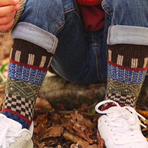 Merino wool kids socks