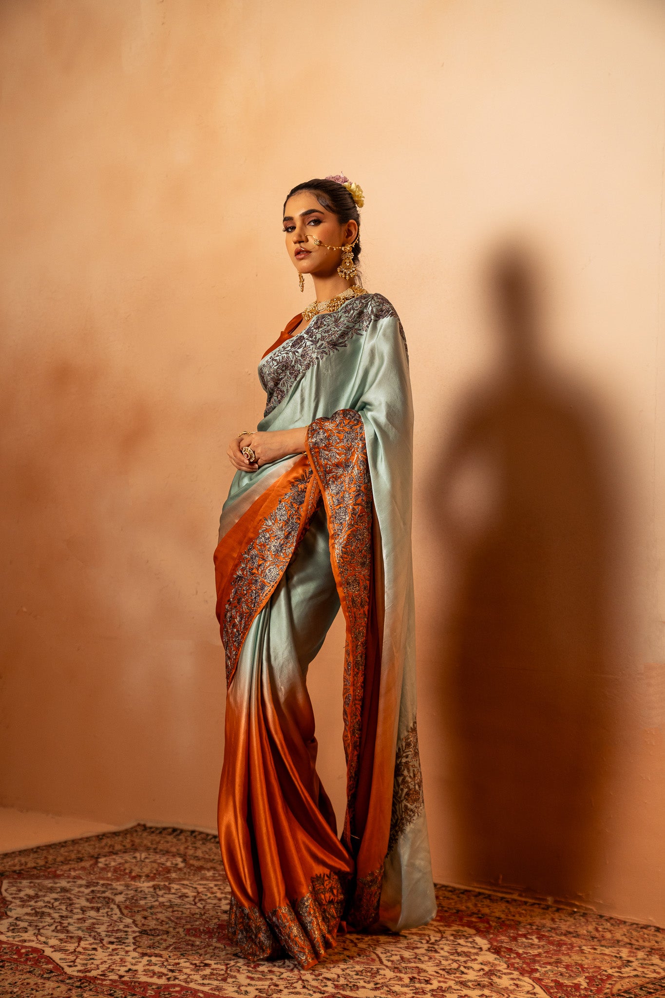 Nilambari: Pure Satin Women Saree