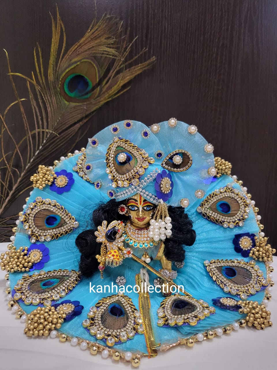 Laddu Gopal Clothes Heavy Fully Pearl Studded Silk Krishna Dress Set Lodoo Gopal  Dress Krishna Vaga Bal Gopal Dress Baby Krishna Clothes - Etsy | Pearl  studs, Set dress, Baby krishna