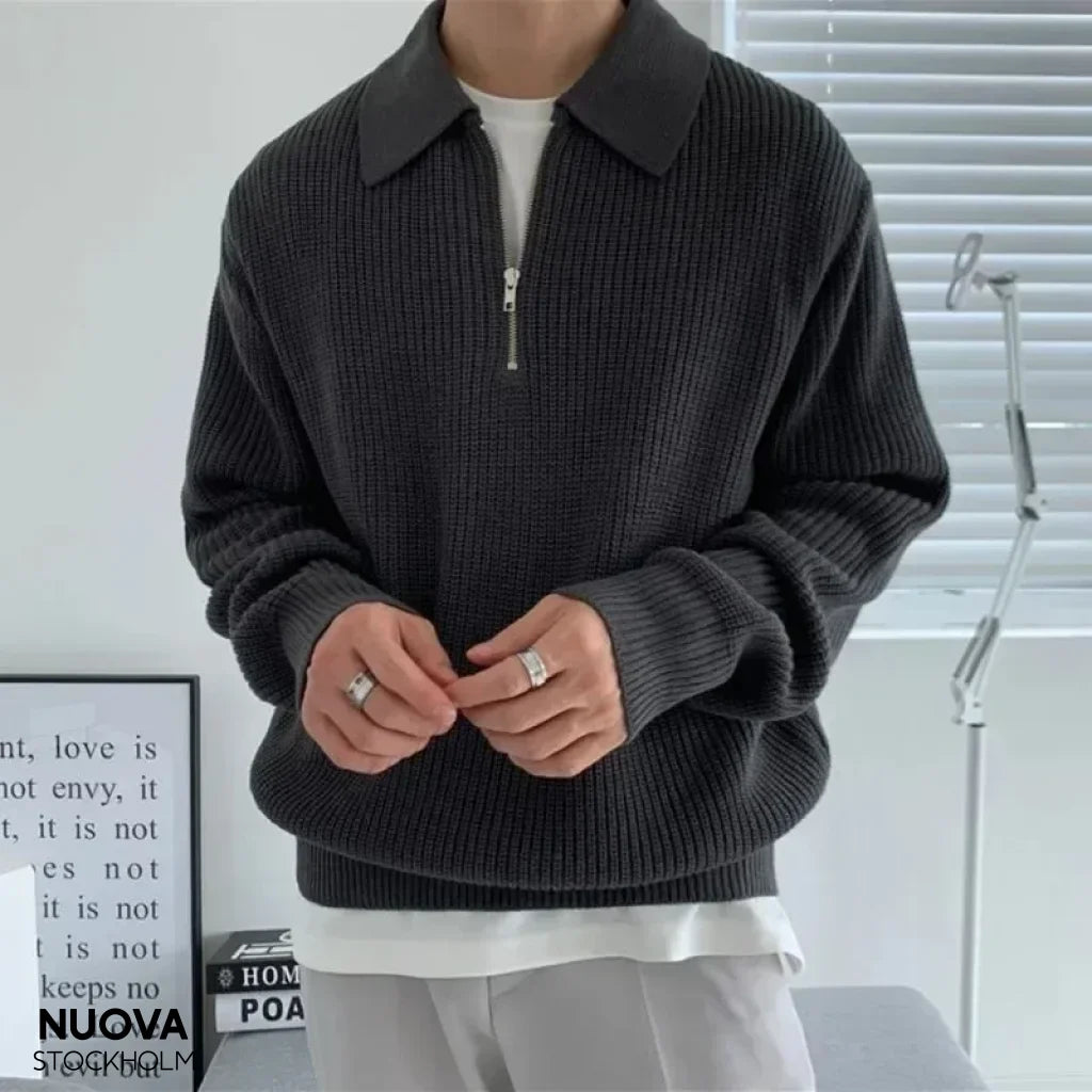 Dante™ - Polo Sweater Svart / M