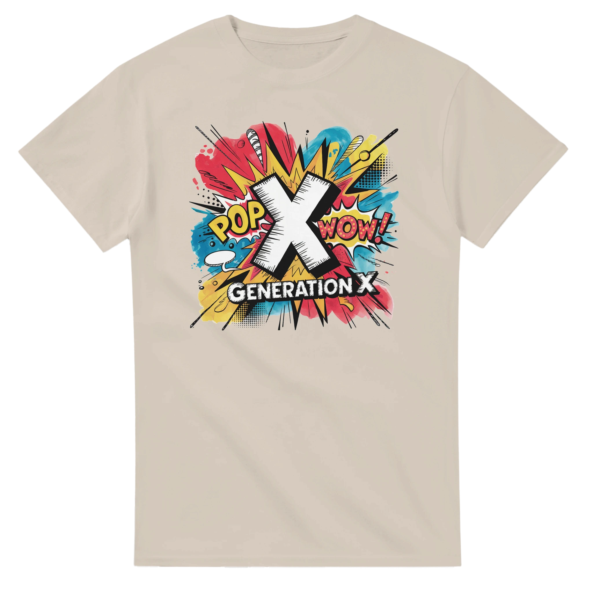 Generation X Retro Comic Book Style Funny Quotes T-Shirt | Gen X T-Shirt | GXT-014