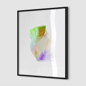 Classic Semi-Glossy Paper Wooden Framed Poster - Dark Wood - Crater Goods