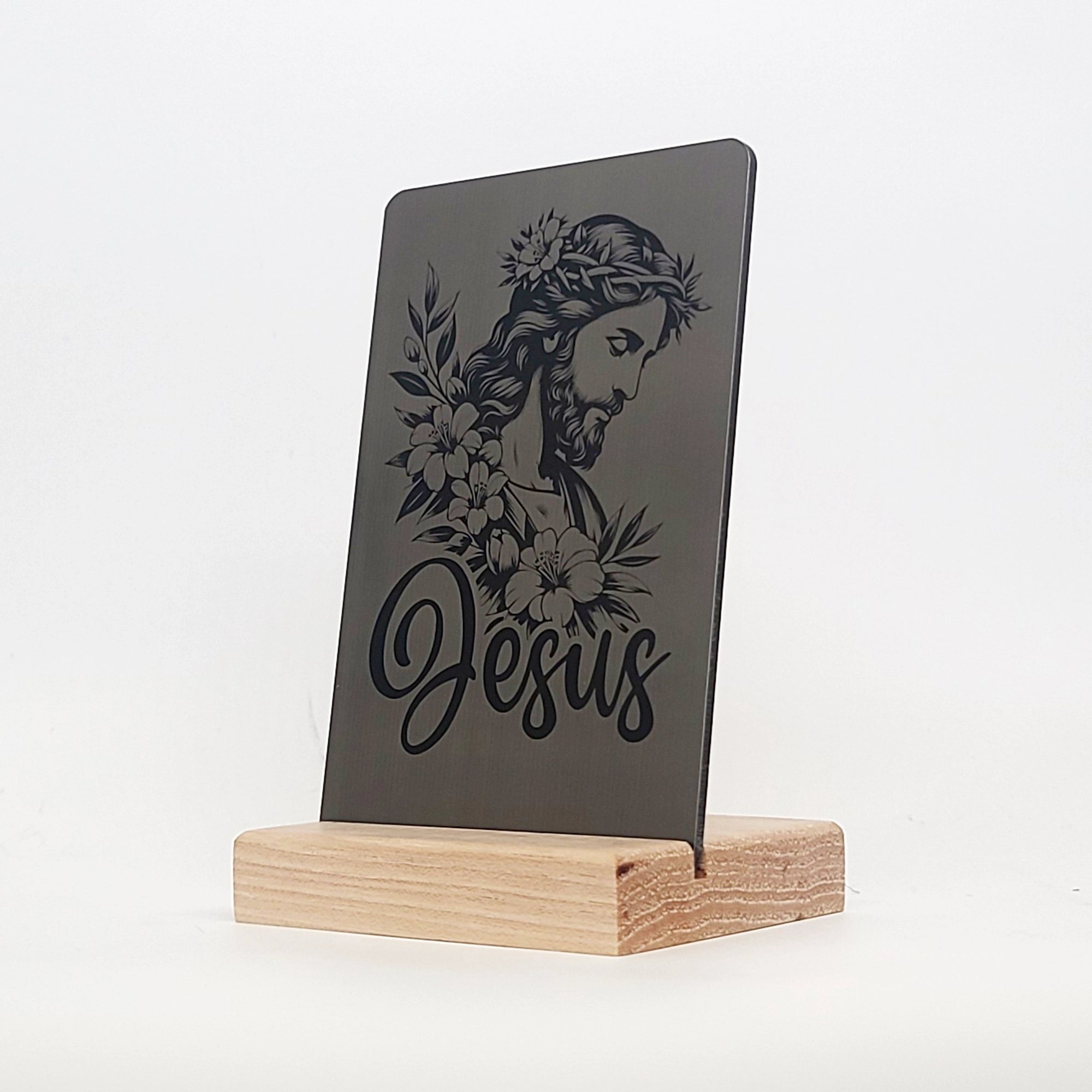Jesus Aluminum Composite Shelf Sign - LEA017