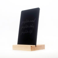 Positive Mind Aluminum Composite Shelf Sign - LEA032
