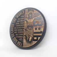 John 3:16 Engraved Round - LER001