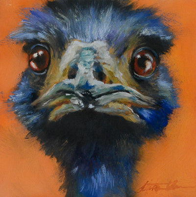 emu oil painting - example of complementary colors creating drama.jpg