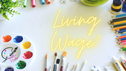 how to price artwork to make a living wage