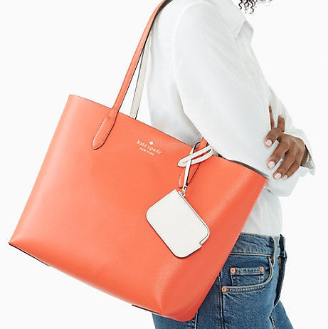 Kate Spade Reversible Tiger Orange Tote – Chic Silhouette