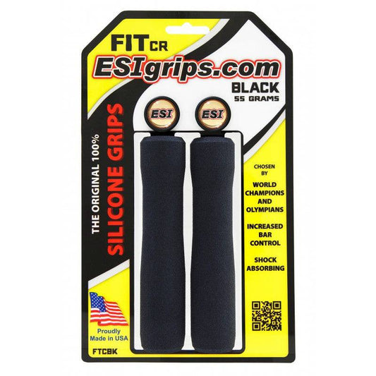 ESI Chunky 6.75 or 8.25 Bike Black Grips 100% SILICONE – The Bikesmiths