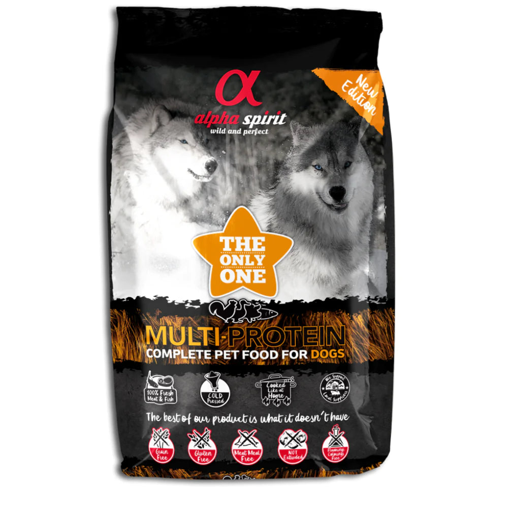 Alpha Spirit Multi Protein Complete Dog Food Semi Moist