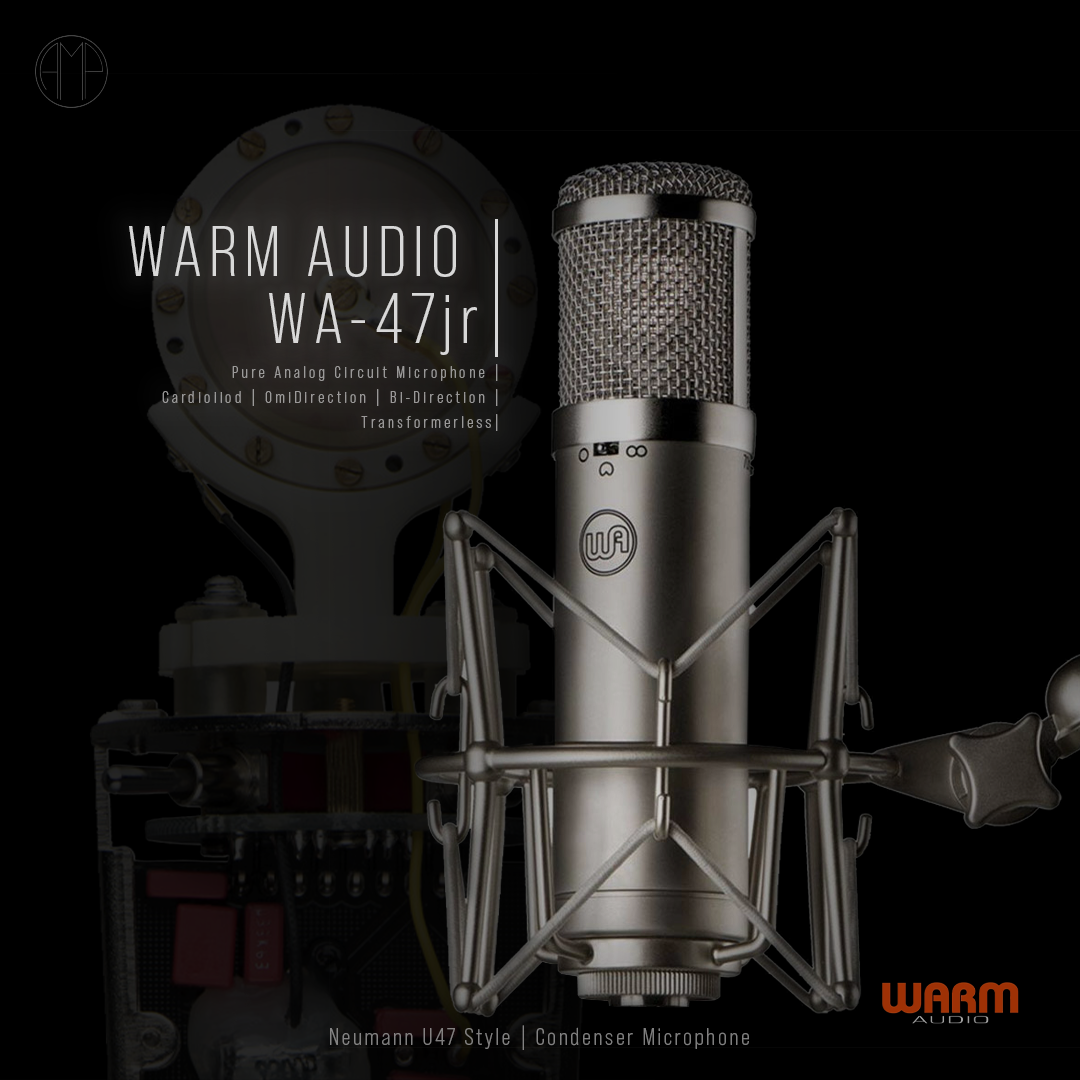 Warm Audio マルチパーパス WA-47jr Black ブラック マイク | www