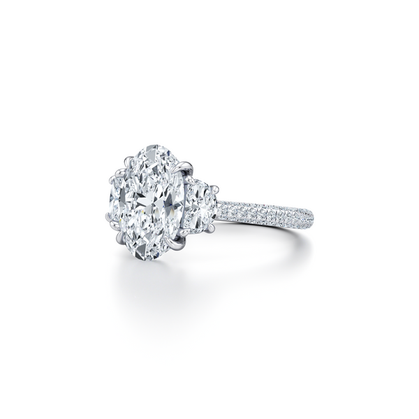 High Jewelry | Elle Radiant Solitaire Lab Diamond Engagement Ring | Jean  Dousset