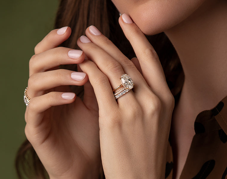 Stacked Engagement Rings & Wedding Bands: How to Build Your Set