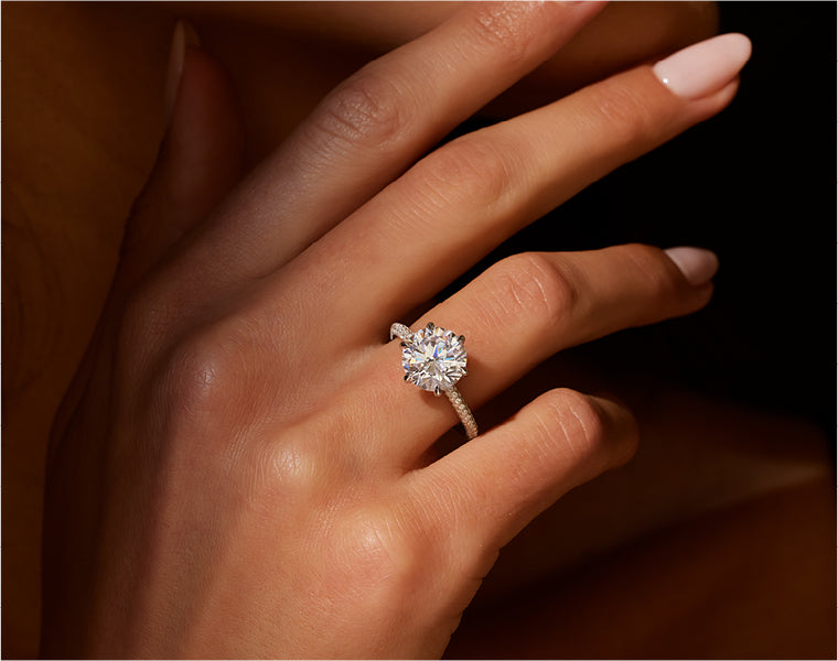1.70 CT Women's Round Cut Diamond Engagement Ring 14K White Gold F/VS2-SI1  | eBay