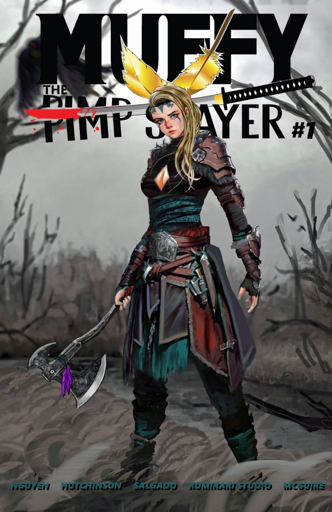 Muffy The Pimp Slayer #1 - Shield Maiden Blonde Trade - Muffy The Pimp Slayer product image